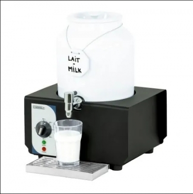 DISTRIBUTEUR DE LAIT CHAUD EN PORCELAINE 10L